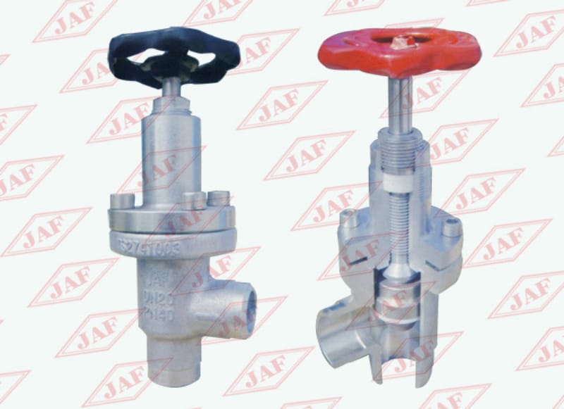 對焊直角截止閥J64F（B）-25(40）、對焊直角節(jié)流閥L61F(B)-25(40）